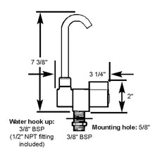 Load image into Gallery viewer, Scandvik Ceramic Family Tap w/Folding Spout - Chrome Finish [10180P]
