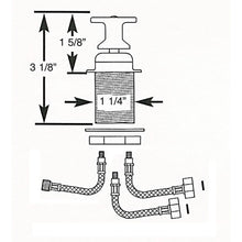 Load image into Gallery viewer, Scandvik T-Handle Shower Mixer Control [10617P]
