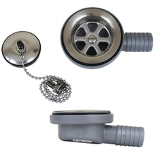 Load image into Gallery viewer, Scandvik Low Profile Drain Stopper - 1" Outlet [10306P]
