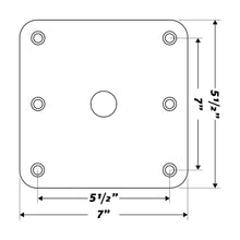 Load image into Gallery viewer, Wise - KingPin 7" x 7" Base Plate Only [8WD2000-2]
