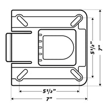 Load image into Gallery viewer, Wise 7" Swivel w/Quick Release Bracket [8WD7SQR]
