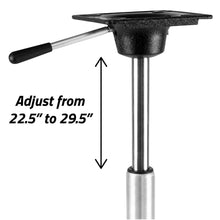 Load image into Gallery viewer, Wise King Pin Power Rise Pedestal - Adjusts 22.56" to 29.5" [8WD2002]
