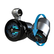 Load image into Gallery viewer, Roswell R1 8" x 6.5" Vamp Spin Tower Speakers - Black - 160W RMS  320W Peak Power [C920-1823]

