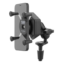Load image into Gallery viewer, RAM Mount RAM X-Grip Phone Mount w/Vibe-Safe  Fork Stem Base - Short [RAM-B-176-A-UN7-462]
