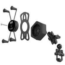 Load image into Gallery viewer, RAM Mount RAM X-Grip Large Phone Mount w/Vibe-Safe  U-Bolt Base - Short [RAM-B-149Z-A-UN10-462]
