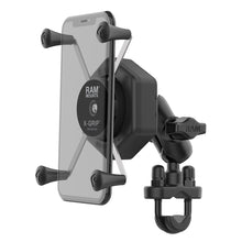 Load image into Gallery viewer, RAM Mount RAM X-Grip Large Phone Mount w/Vibe-Safe  U-Bolt Base - Short [RAM-B-149Z-A-UN10-462]
