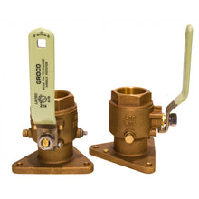 Load image into Gallery viewer, GROCO 2-1/2" Bronze Tri-Flanged Ball Valve/Seacock [FBV-2500]
