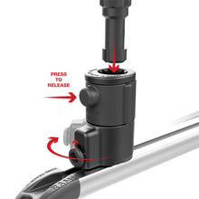 Load image into Gallery viewer, RAM Mount RAM Tube Jr. Holder w/Universal Adapt-A-Post Track Base - 6" Post [RAP-390-AAPUTU]
