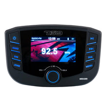 Load image into Gallery viewer, DS18 Marine Headunit TFT Screen - 3 Zones - 4V Output - Bluetooth - RDS 4x50 Watts [MRX300]

