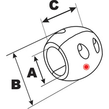 Load image into Gallery viewer, Performance Metals 7/8" Streamlined Shaft Anode - Aluminum [C0875A]
