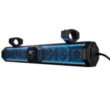 Load image into Gallery viewer, DS18 26" Marine Amplified Sound Bar w/Bluetooth 600W w/6 Speaker System  RGB LED [SB26BTXRGB]
