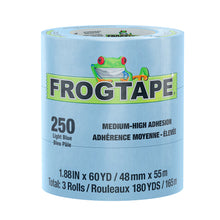 Load image into Gallery viewer, FrogTape CP 250 Medium-High Adhesion Masking Tape - 48MM x 55M x 6-Pack - Light Blue - Rated f/250F [105329]
