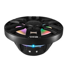 Load image into Gallery viewer, DS18 8" 2-Way Coaxial Marine Speakers w/Digital LED Lights  Bullet Tweeter - Black - 175W, 4-Ohm [NXL-IQ8/BK]
