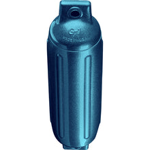 Load image into Gallery viewer, Polyform G-1 Twin Eye Fender 3.5" x 12.8" - Metallic Blue [G-1 METALLIC BLUE]
