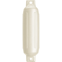 Load image into Gallery viewer, Polyform G-1 Twin Eye Fender 3.5" x 12.8" - Metallic White [G-1 METALLIC WHITE]
