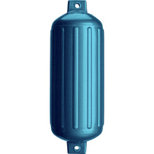 Load image into Gallery viewer, Polyform G-6 Twin Eye Fender 11" x 30" - Metallic Blue [G-6 METALLIC BLUE]

