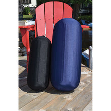 Load image into Gallery viewer, Dock Edge Reversible Fender Cover - Black/Blue - Medium [DE965869F]

