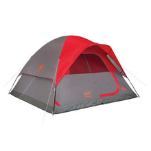 Load image into Gallery viewer, Coleman 6-Person Flatwoods II Lightweight Dome Camping Tent - Red [2207385]
