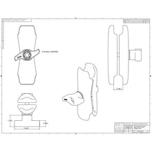 Load image into Gallery viewer, RAM Mount Double Socket Arm w/Jam Nut f/2.25" Bases [RAM-D-201U-MI1]
