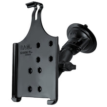 Load image into Gallery viewer, RAM Mount Suction Cup Mount w/Apple iPad mini EZ-ROLL'R Cradle [RAM-B-166-AP14U]
