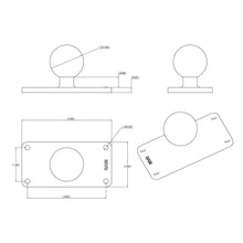 Load image into Gallery viewer, RAM Mount 2" x 4" Rectangle Base w/1.5" Ball [RAM-202U-24]
