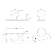 Load image into Gallery viewer, RAM Mount 2" x 5" Rectangular Base w/1.5" Ball [RAM-202U-25]
