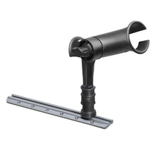 Load image into Gallery viewer, RAM Mount RAM Tube Jr. Rod Holder w/ 4" Post &amp; Adapt-A-Post Track Mounting Base [RAP-390-SAAPU]
