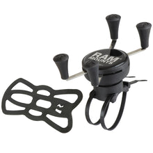 Load image into Gallery viewer, RAM Mount EZ-ON/OFF Bicycle Mount w/Universal X-Grip Cell Phone Holder [RAP-274-1-UN7U]
