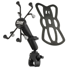 Load image into Gallery viewer, RAM Mount Tough-Claw Base w/Long Double Socket Arm &amp; Universal X-Grip Cradle w/1" Ball f/7" Tablets [RAM-B-400-C-UN8U]
