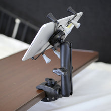 Load image into Gallery viewer, RAM Mount Tough-Claw Base w/Long Double Socket Arm &amp; Universal X-Grip Cradle w/1" Ball f/7" Tablets [RAM-B-400-C-UN8U]
