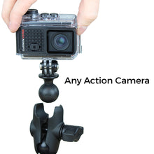 Load image into Gallery viewer, RAM Mount RAM 1" Ball Adapter for GoPro Bases with Short Arm and Action Camera Adapter [RAP-B-GOP2-A-GOP1U]
