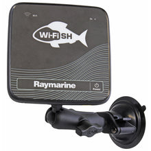 Load image into Gallery viewer, RAM Mount Suction Cup Mount w/1" Ball, including M6 X 30 SS HEX Head Bolt, f/Raymarine Dragonfly-4/5  WiFish Devices [RAM-B-224-1-379-M616U]
