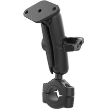 Load image into Gallery viewer, RAM Mount RAM Torque 3/4" - 1" Diameter Handlebar/Rail Base with 1" Ball, Medium Arm and Diamond Ball Base [RAM-B-408-75-1-238U]
