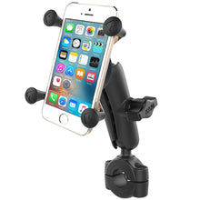 Load image into Gallery viewer, RAM Mount RAM Torque 3/4" - 1" Diameter Handlebar/Rail Base w/1" Ball, Medium Arm  X-Grip f/Phones [RAM-B-408-75-1-UN7U]
