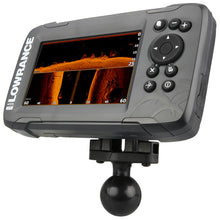 Load image into Gallery viewer, RAM Mount C Size 1.5" Fishfinder Ball Adapter for the Lowrance Hook2 Series [RAM-202-LO12]
