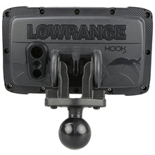 Load image into Gallery viewer, RAM Mount C Size 1.5" Fishfinder Ball Adapter for the Lowrance Hook2 Series [RAM-202-LO12]
