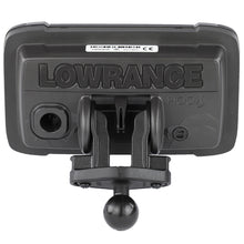 Load image into Gallery viewer, RAM Mount B Size 1" Fishfinder Ball Adapter for the Lowrance Hook2 Series [RAM-B-202-LO12]
