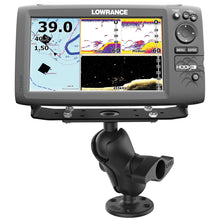Load image into Gallery viewer, Ram Mount Universal D Size Ball Mount with Short Arm for 9"-12" Fishfinders and Chartplotters [RAM-D-115-C]
