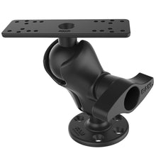 Load image into Gallery viewer, Ram Mount Universal D Size Ball Mount with Short Arm and Hi-Torq Wrench for 9"-12" Fishfinders and Chartplotters [RAM-D-115-C-KNOB9H]
