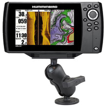 Load image into Gallery viewer, RAM Mount 1.5" Ball Mount w/2.5" Round Base, Short Arm  2" x 4" Plate f/Humminbird Helix 7 Only [RAM-202-24-B-202U]
