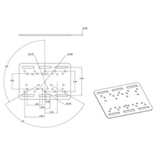 Load image into Gallery viewer, RAM Mount Forklift Overhead Guard Plate w/D Size 2.25" Ball [RAM-335-D-246]
