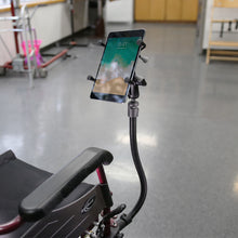 Load image into Gallery viewer, RAM Mount X-GripWheelchair Leg Rail Mount f/7"-8" Tablets [RAP-400-18-B-UN8]
