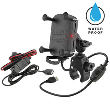 Load image into Gallery viewer, RAM Mount Tough-Charge Waterproof Wireless Charging Mount w/Tough-Claw [RAM-B-400-A-UN12W-V7M]
