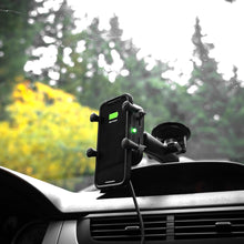 Load image into Gallery viewer, RAM Mount Tough-Charge Waterproof Wireless Charging Suction Cup Mount [RAM-B-166-UN12W]
