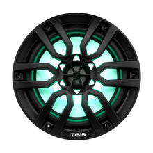 Load image into Gallery viewer, DS18 HYDRO 8" 2-Way Marine Speakers w/RGB LED Lights 375W - Matte Black [NXL-8BK]
