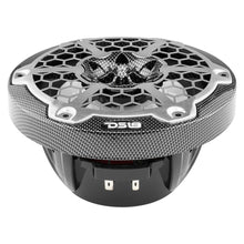Load image into Gallery viewer, DS18 HYDRO 6.5" 2-Way Marine Speakers w/RGB LED Lights 300W - Black Carbon Fiber [CF-65]
