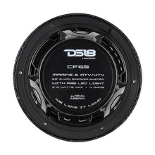 Load image into Gallery viewer, DS18 HYDRO 6.5" 2-Way Marine Speakers w/RGB LED Lights 300W - Black Carbon Fiber [CF-65]
