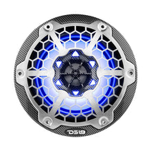 Load image into Gallery viewer, DS18 HYDRO 6.5" 2-Way Marine Speakers w/RGB LED Lights 300W - Black Carbon Fiber [CF-65]
