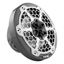 Load image into Gallery viewer, DS18 HYDRO 6.5" 2-Way Marine Speakers w/RGB LED Lights 300W - Black Carbon Fiber [CF-65]
