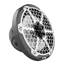 Load image into Gallery viewer, DS18 HYDRO 8" 2-Way Marine Speakers w/RGB LED Lights 450W - Black Carbon Fiber [CF-8]
